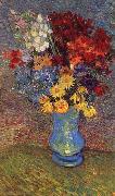 Vincent Van Gogh, Stilleben einer Vase mit Margeriten und Anemonen